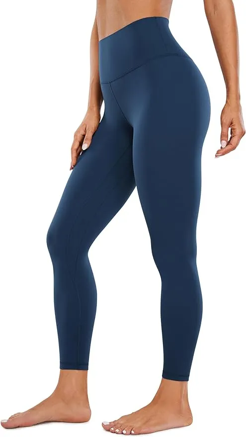 CRZ YOGA Womens Butterluxe High Waisted Yoga Leggings 25" - Double Seamed Buttery Soft Comfy Athletic Gym Workout Pants