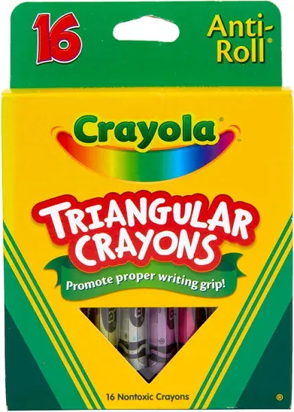 Crayola Triangular Crayons 16 Count