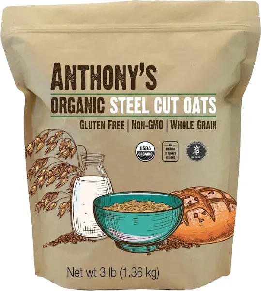 Anthony's Organic Steel Cut Oats