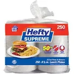 An Item of Hefty Supreme 9 inch Foam Plates, 250ct - Pack of 1 - Bulk Disc