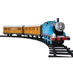 Lionel Battery-Operated Mattel Thomas & Friends Toy Train Set with Locomotive, Train Cars, Track & Remote with Authentic Train Sounds, & Moving Eyes for Kids 4+