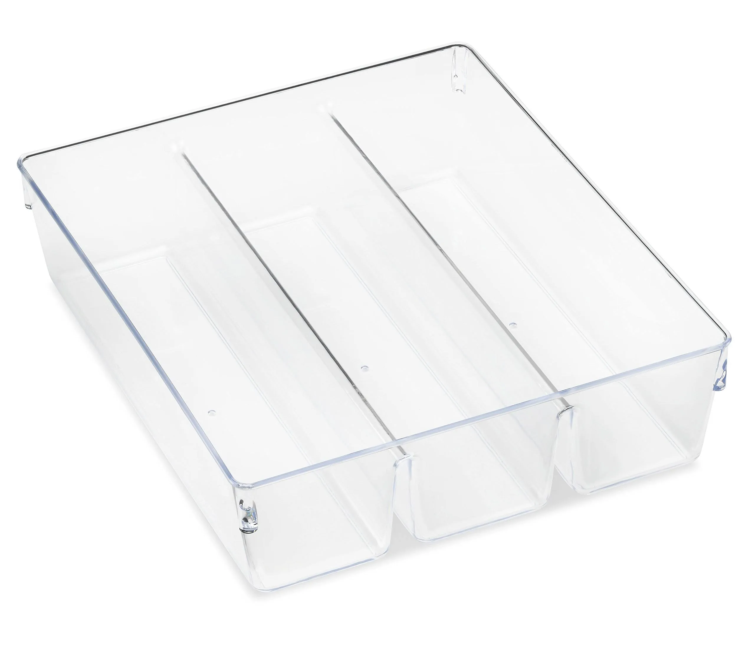 Whitmor 6789-7095 Clear 3-SECTION DRAWER ORGANIZER 