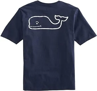 vineyard vines Boys' Short Sleeve Vintage Whale Pocket T-Shirt