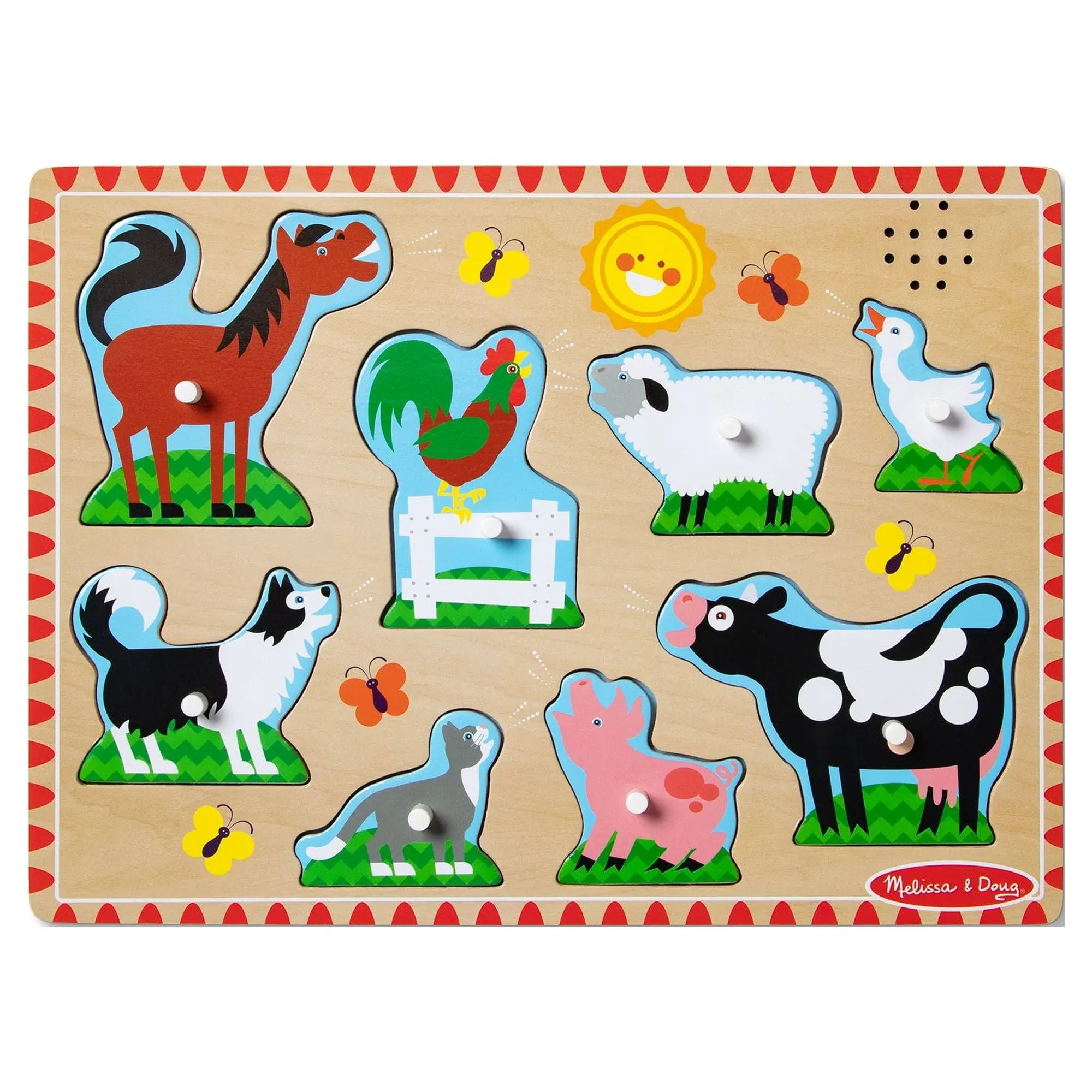 Melissa & Doug Farm Animals Sound Puzzle