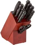 HENCKELS Solution Razor-Sharp 10-pc Knife Set, Chef Knife, Bread Knife, German Engineered Informed by 100+ Years of Mastery