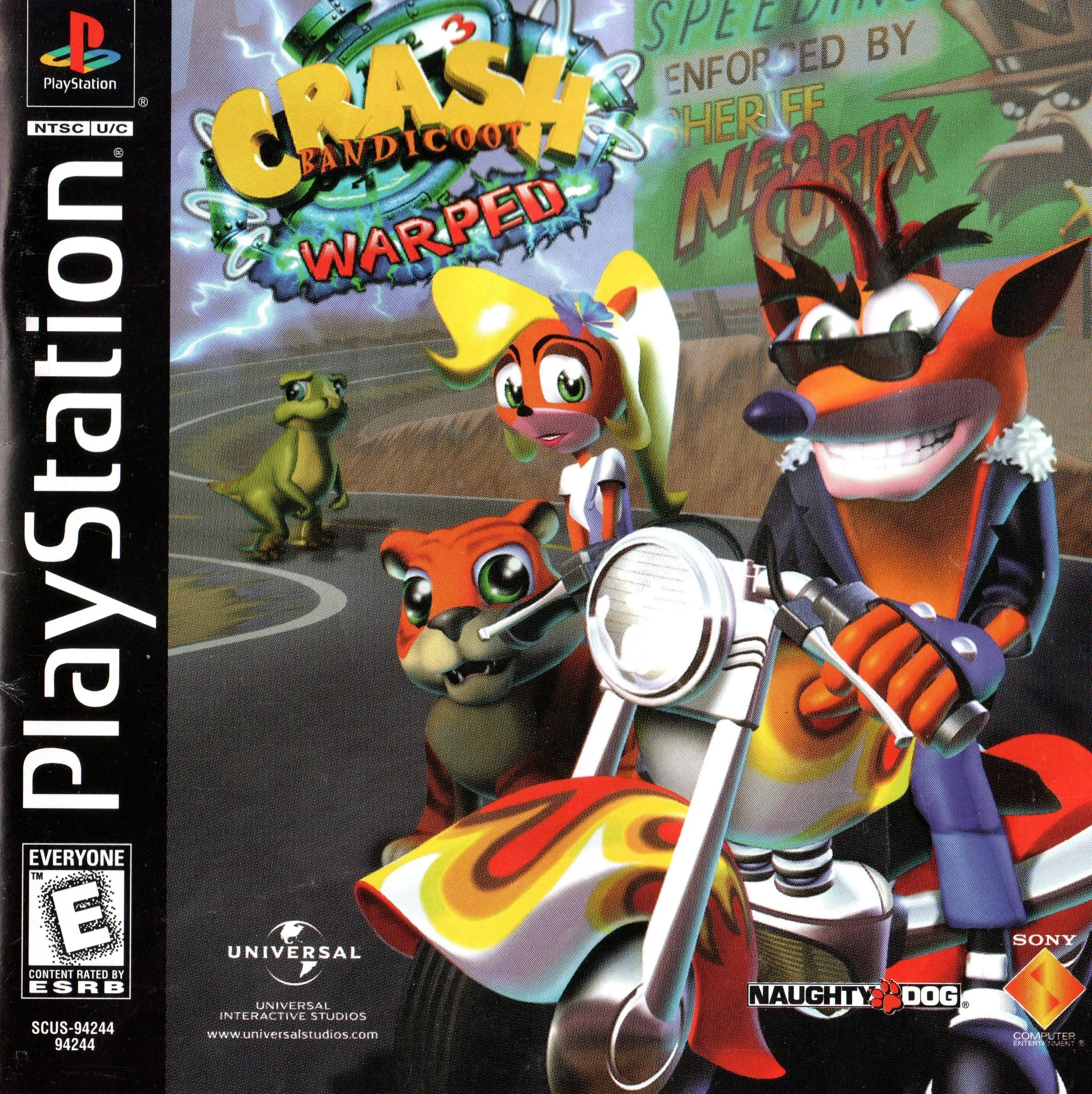 Crash Bandicoot Warped Playstation