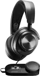 SteelSeries Arctis Nova Pro Wireless Xbox Multi-System Gaming Headset - Premium Hi-Fi Drivers - Active Noise Cancellation Infinity Power System - Stealth Mic - Xbox, PC, PS5, PS4, Switch, Mobile