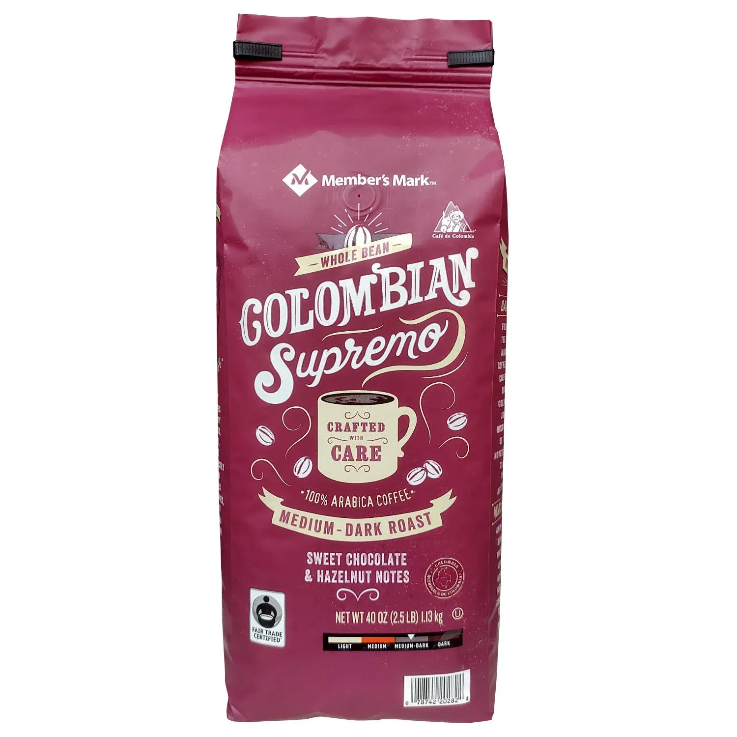 Member's Mark Colombian Supremo Whole Bean Coffee