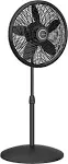 Lasko® Elegance And Performance 18" 3-Speed Pedestal Fan, 54.5"H x 20.5"W x 20.5"D, Black