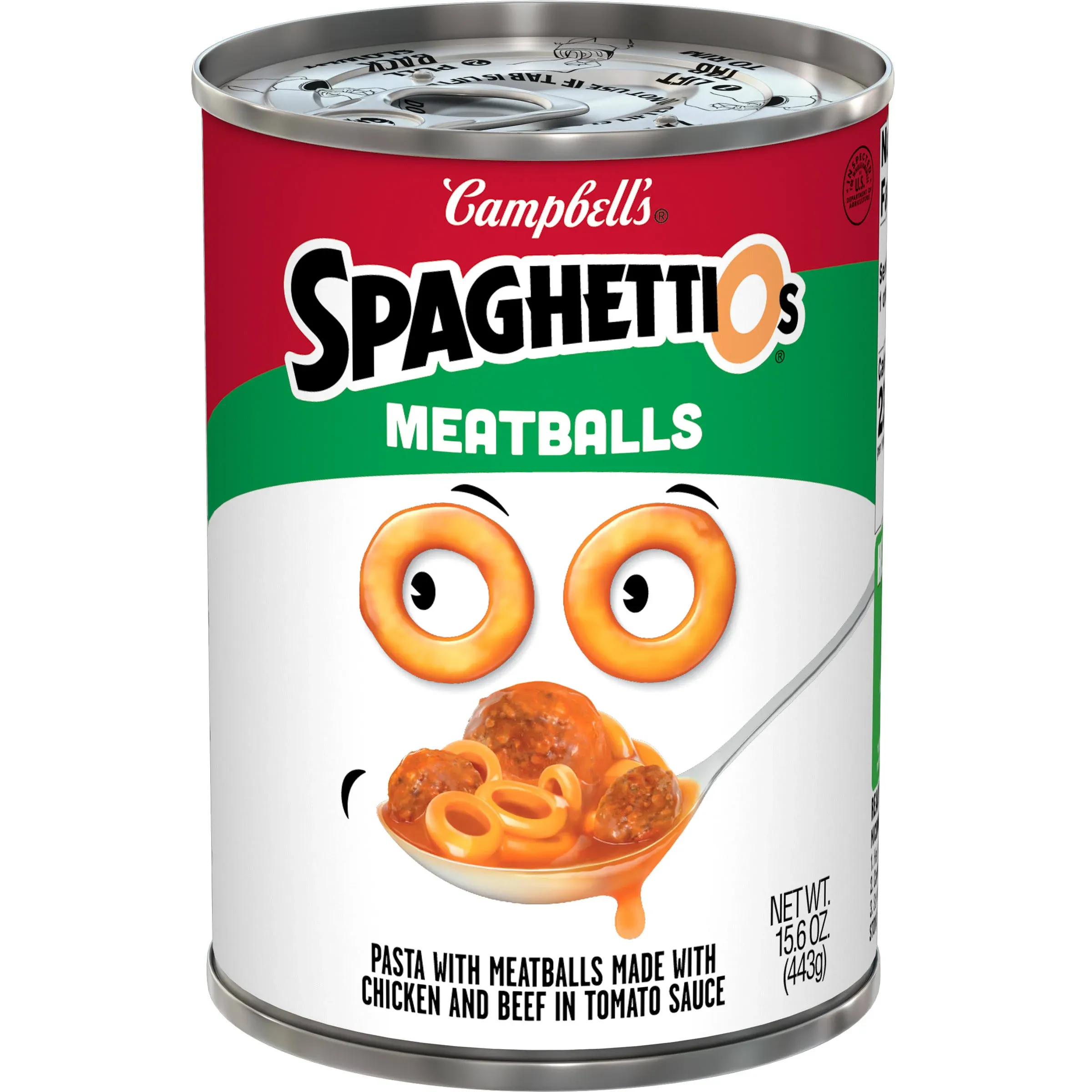 Campbell's Spaghetti O's with Meatballs - 15.6 oz can