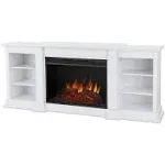 Real Flame Eliot Grand Electric Fireplace Entertainment Center, White