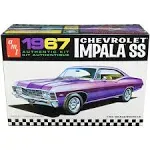 67 Chevy Impala SS AMT Scale 1:25 ( firestone goodyear tires ) no box