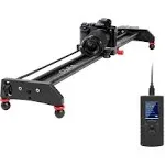 GVM Great Video Maker Motorized Camera Slider Video Rail Track Dolly with Controller Video Shooting Time-Lapse Aluminum Alloy Video Slider for