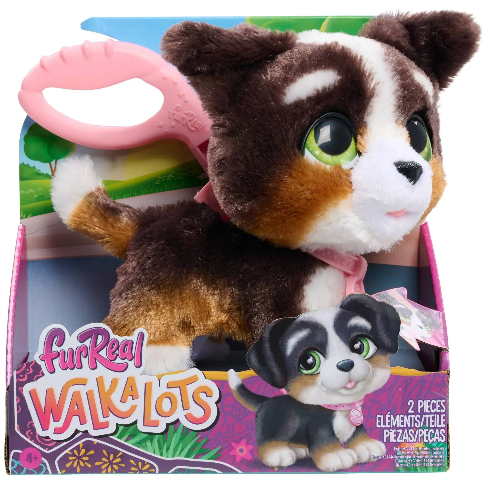 Furreal Walk-A-Lots Bernedoodle Interactive Toy