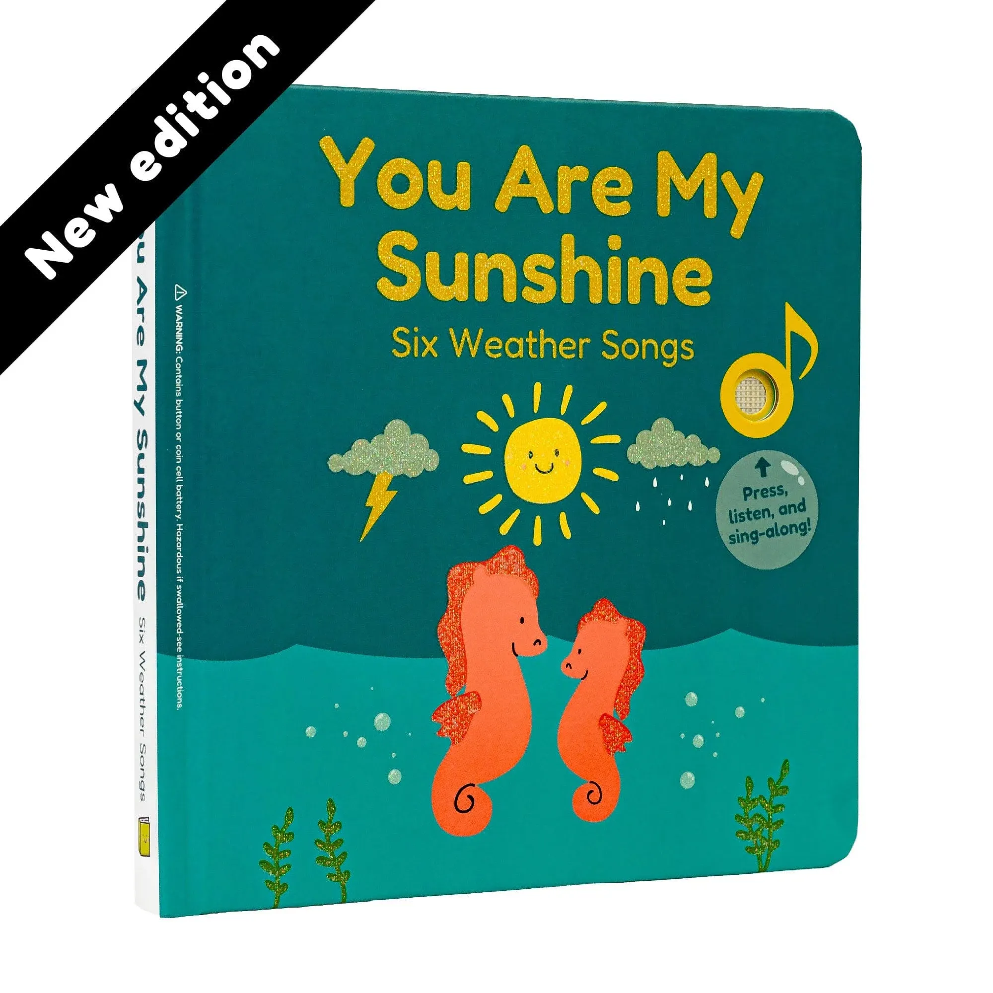 Cali's Books You are My Sunshine Nursery Rhymes | Sound Book for Toddlers 1-3 | Musical Book for Toddlers 1-3 | Books for 1 Year Old | Interactive Baby Learning Toy.