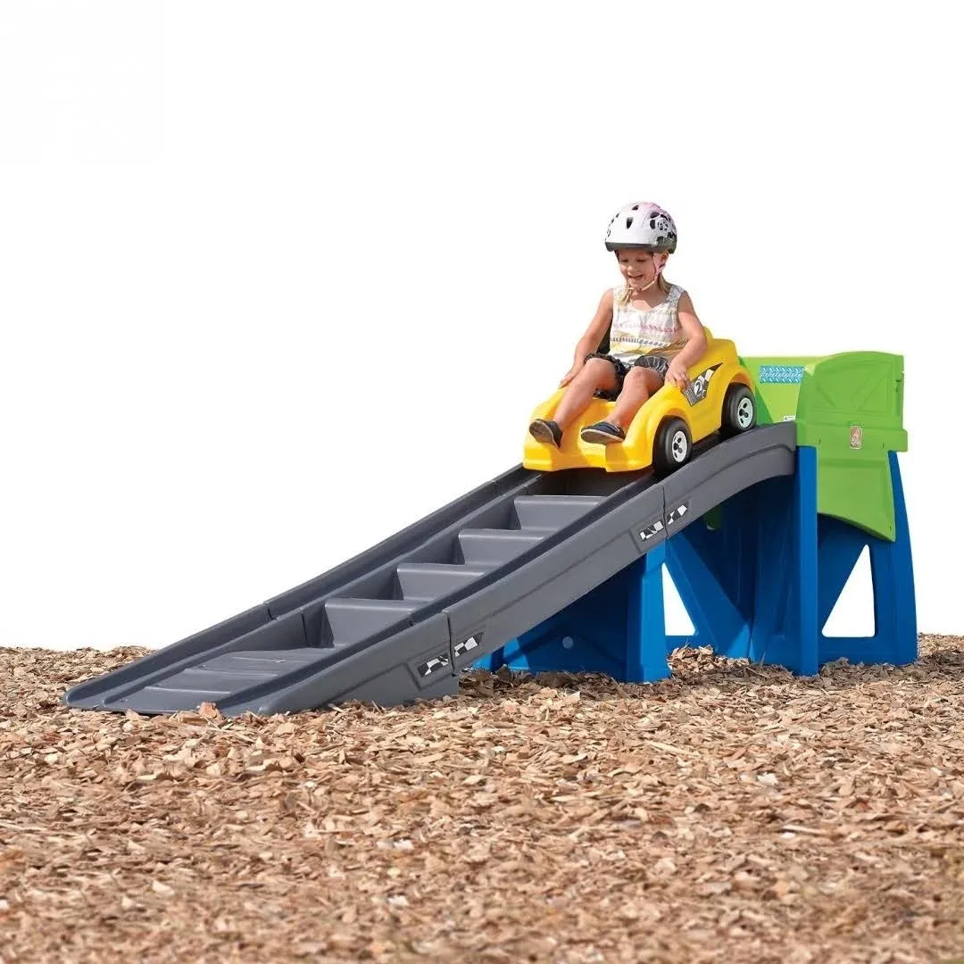 Step2 Extreme Coaster Kids Ride On Toy, Push Car, Indoor/Outdoor Roller Coaster & Playset, Made of Durable Plastic, Max Weight 80 lbs., For Toddlers 3+ Years Old