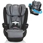 Evenflo Gold Revolve360 Extend All-in-One Rotational Car Seat with SensorSafe (Moonstone Gray)