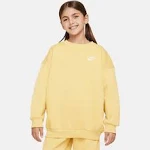 Nike Girls' Sportswear Club Fleece Oversized Sweatshirt