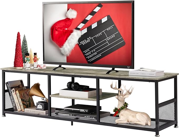 VECELO Industrial TV Stand