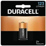 Duracell 123 Lithium Battery (DL123ABPK)