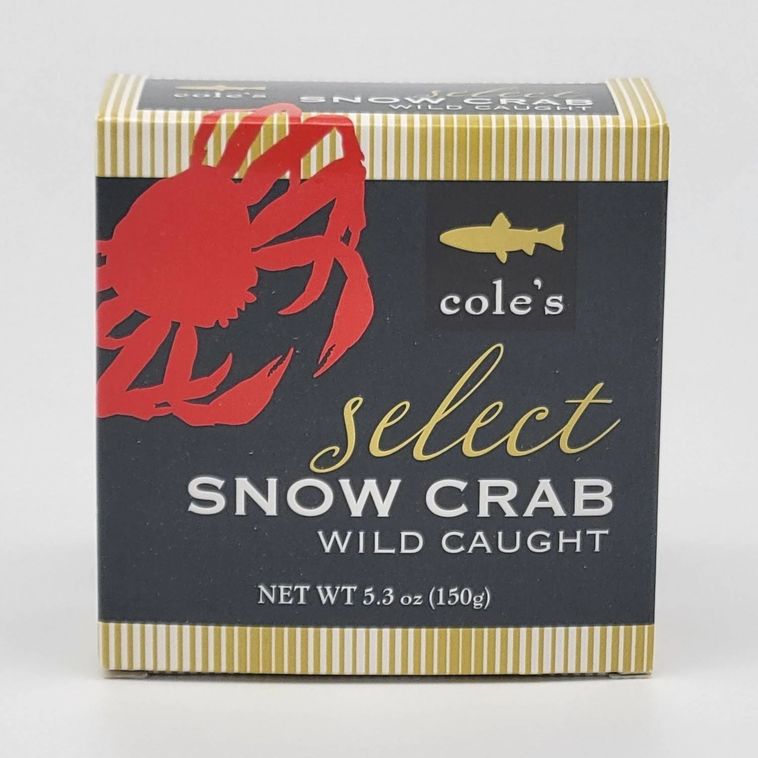 COLE'S Select Snow Crab Meat - Wild Caught Crab Meat Canned Crab Meat and Seafood Gluten Free Best Crab Meat in a Can Crab Snacks Crab Canned Snow Crabs Seafood Canned Crabmeat - 5.3 oz Can