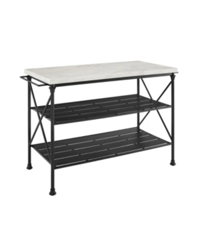 Crosley Madeleine Kitchen Island - Black