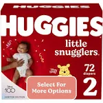 Huggies Size 3 Diapers, Little Snugglers Baby Diapers, Size 3 (16-28 lbs), 26 Count