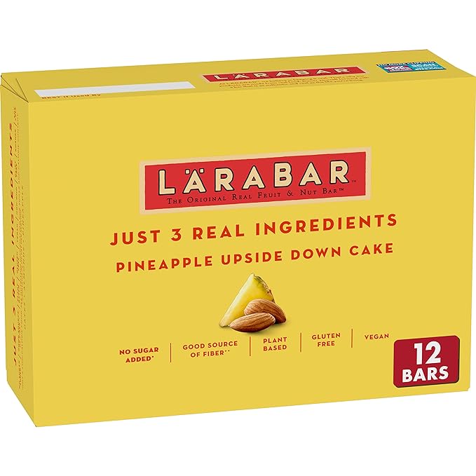 LÄRABAR Bluberry Muffin, Gluten Free Vegan Fruit & Nut Bar, 16 Ct