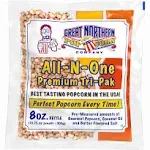 Quick and Mess-Free Popcorn Packets for Movie Nights - 40 Pre-Measured Packs