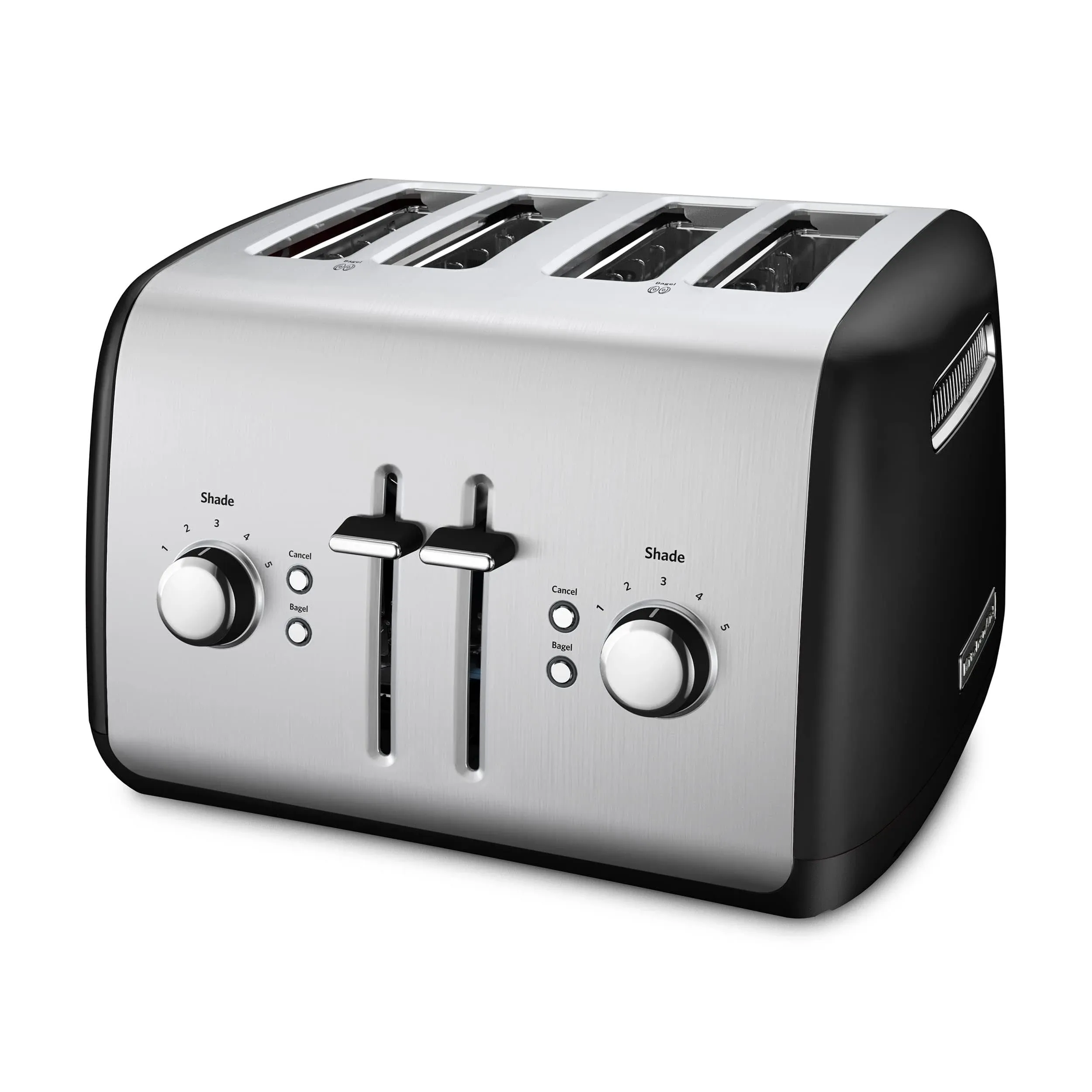 KitchenAid 4-Slice Manual Lift Lever Toaster - Onyx Black