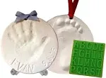 Baby Handprint Footprint Keepsake Ornament Kit