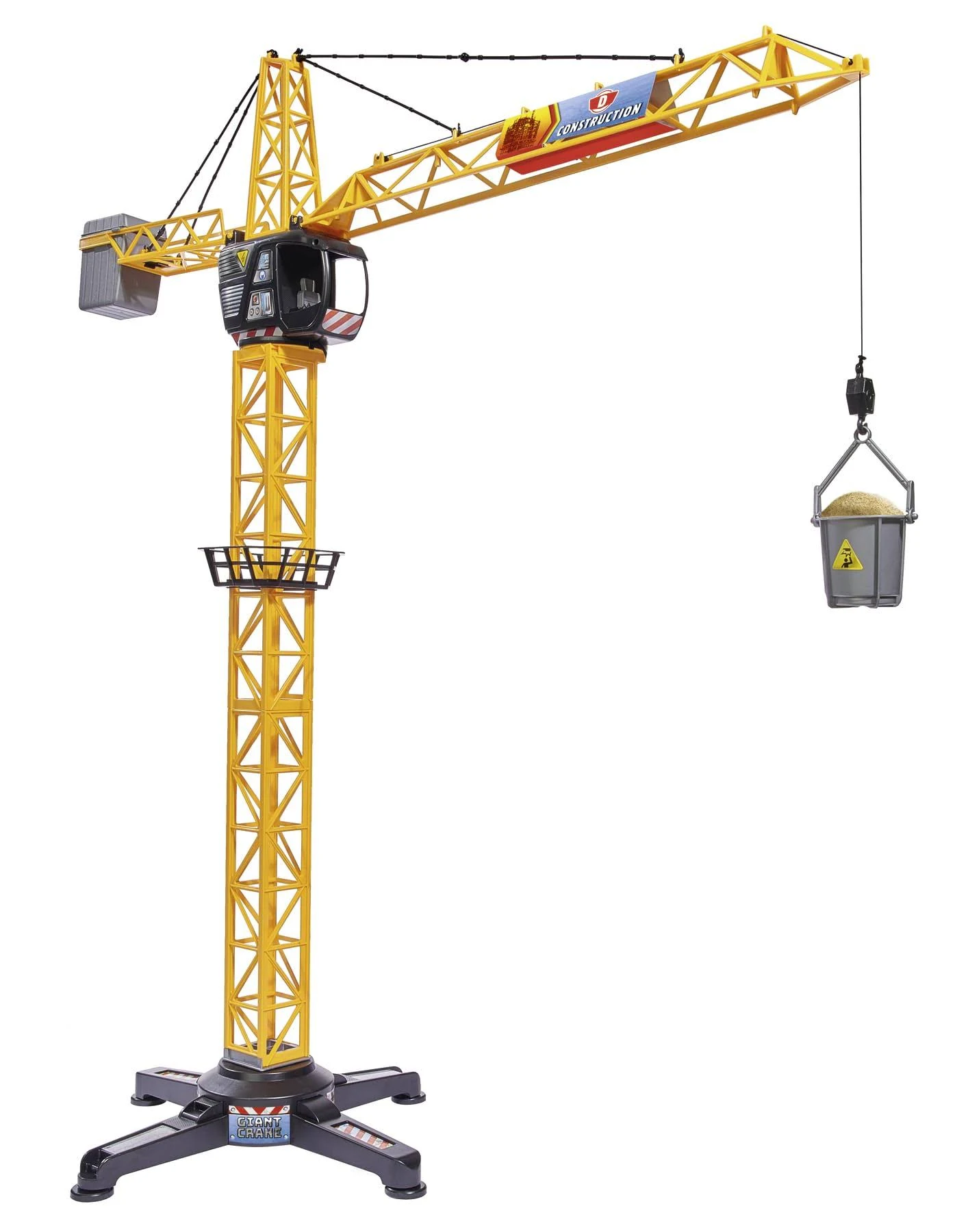 For parts - Dickie Toys 40&#034; Giant Crane Playset , Yellow_48080