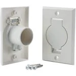 Standard Central Vacuum Inlet Valve Plate White for Beam Central Vac Designed...