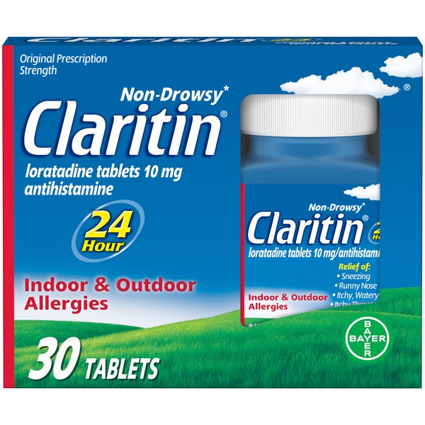 Claritin 24 Hour Non-Drowsy Allergy Relief, 10 ea