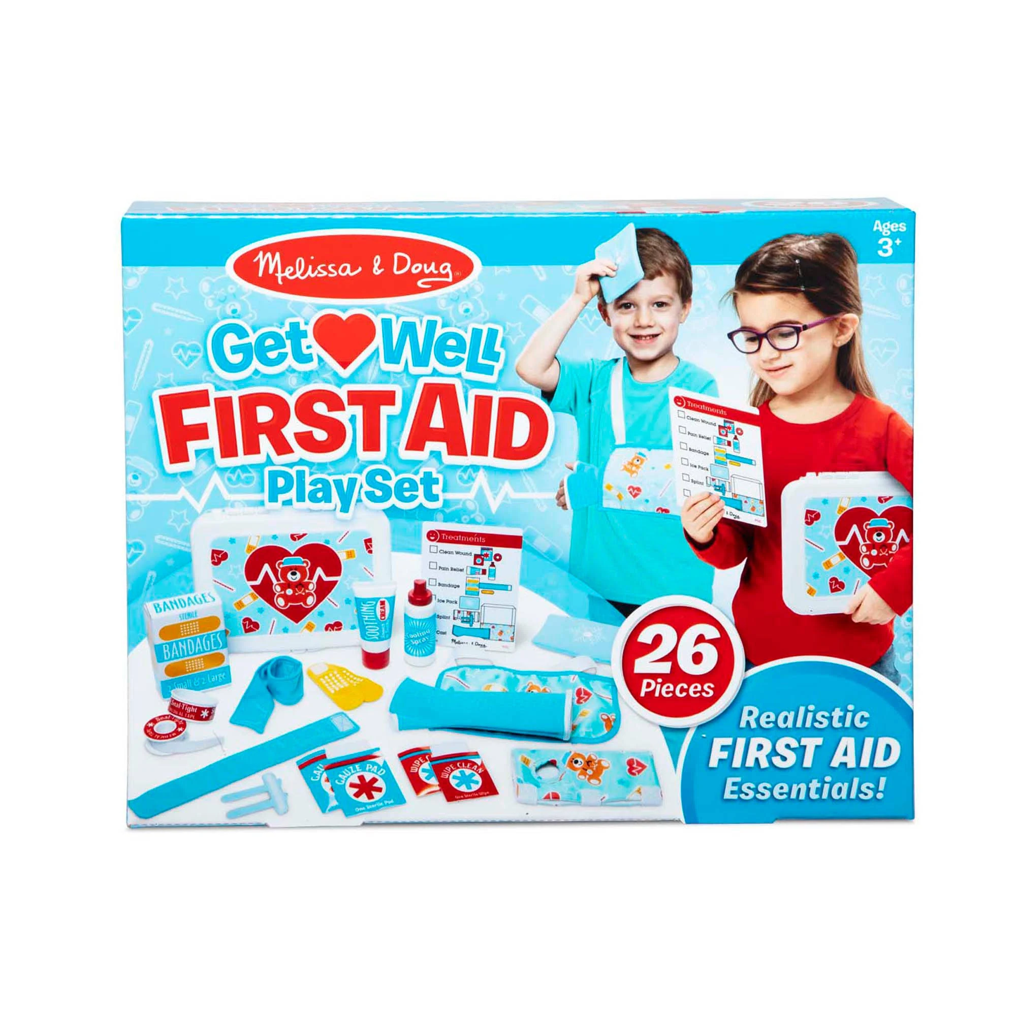 Melissa & Doug - Get Well First Aid Kit Play Set