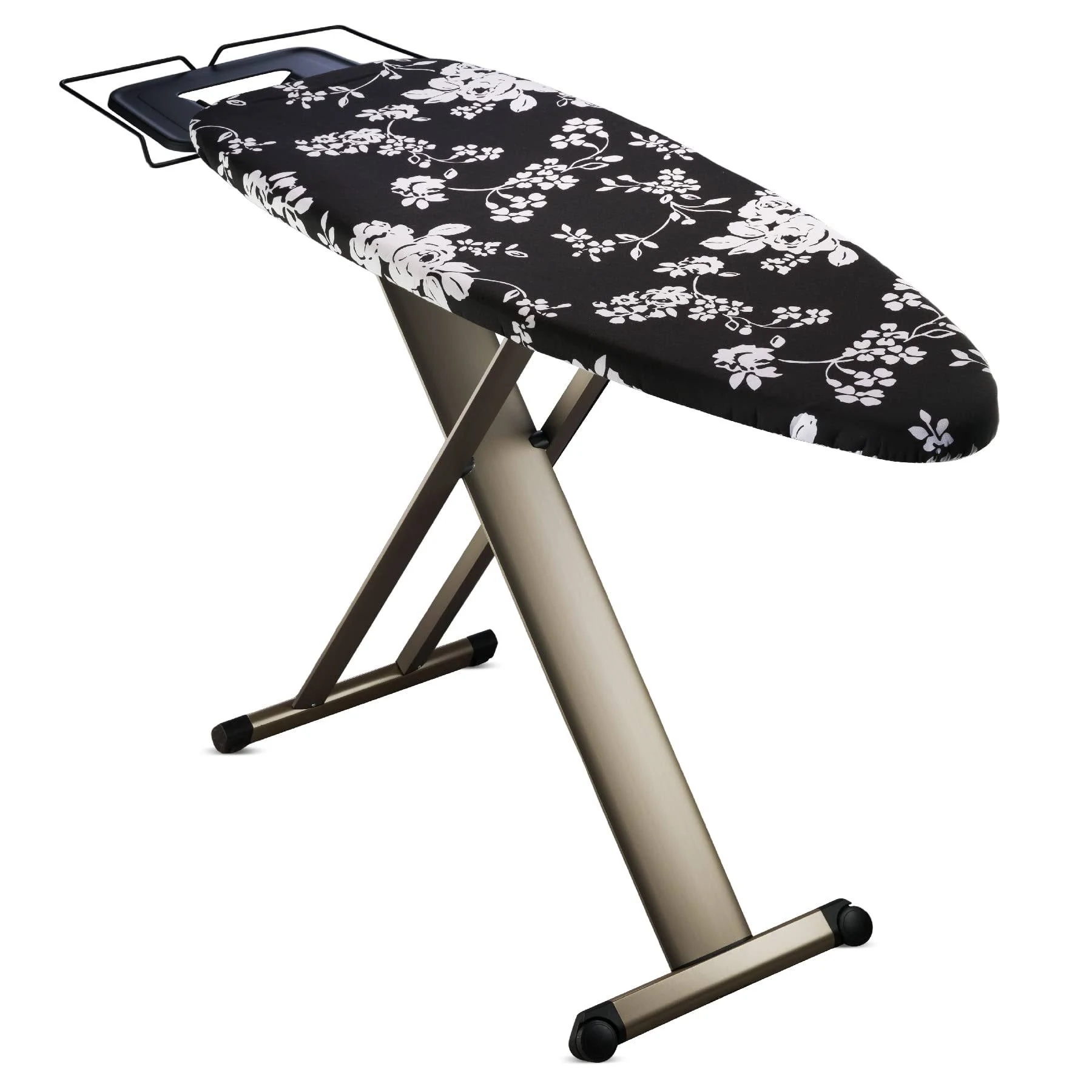 Pro Luxury Ironing Board - Extra Wide 51X19” with Heavy Duty Steam Iron Rest, an