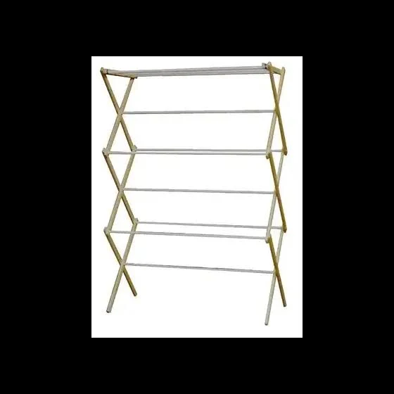 Madison Mill 42.5 in. H x 29.5 in. W x 14 in. D Wood Clothes Drying Rack