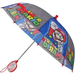 Nintendo Kids Umbrella Mario and Luigi Rain Wear