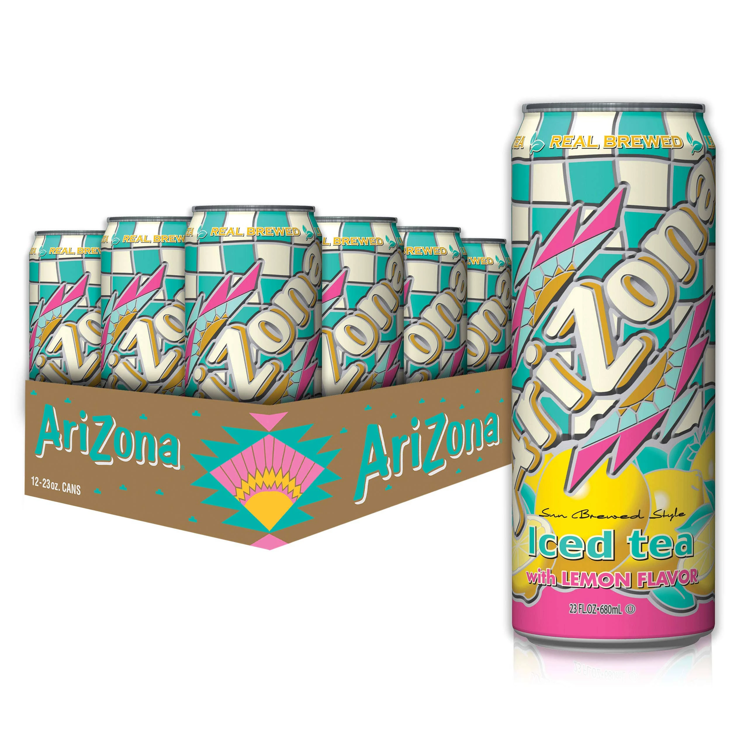 AriZona Iced Tea Lemon Flavor 23 Fl Oz