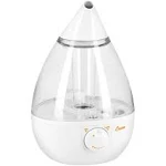 Crane Ultrasonic Humidifiers for Bedroom and Office, 1 Gallon Cool Mist Air