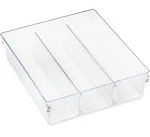 Whitmor 6789-7095 Clear 3-SECTION DRAWER ORGANIZER