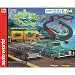 AUTO WORLD 14' California Cruising The Pacific Coast Highway Slot Race Set