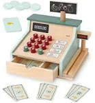 PairPear Wooden Toy Cash Register