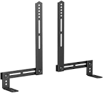 USX Mount Soundbar Mount Sound Bar TV Mount for Mounting Above or Under TV, Sound Bar Mount Up to 13.2 lbs, Two Removable and Lockable Hooks for