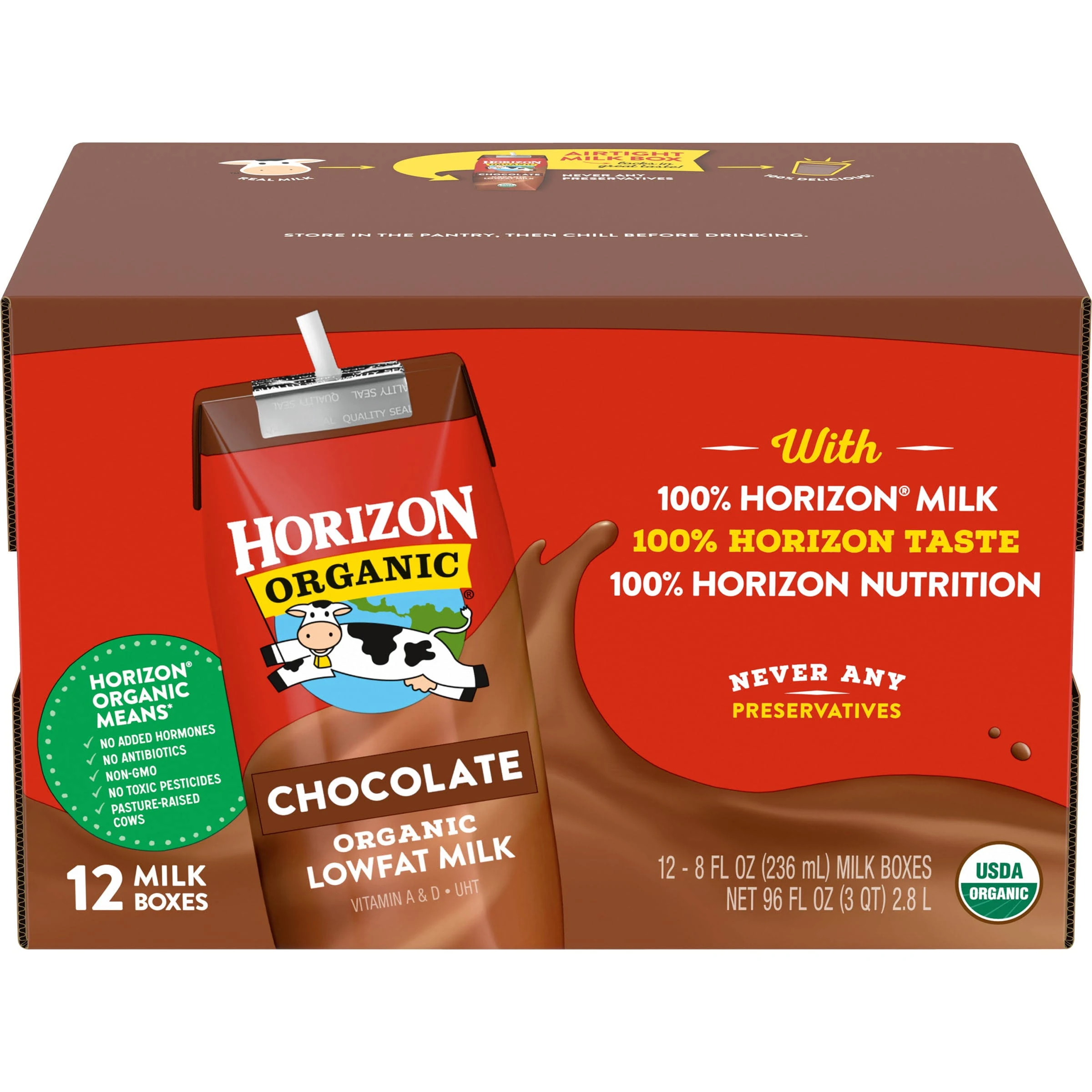 Horizon Organic Lowfat Milk Chocolate 12 Pack