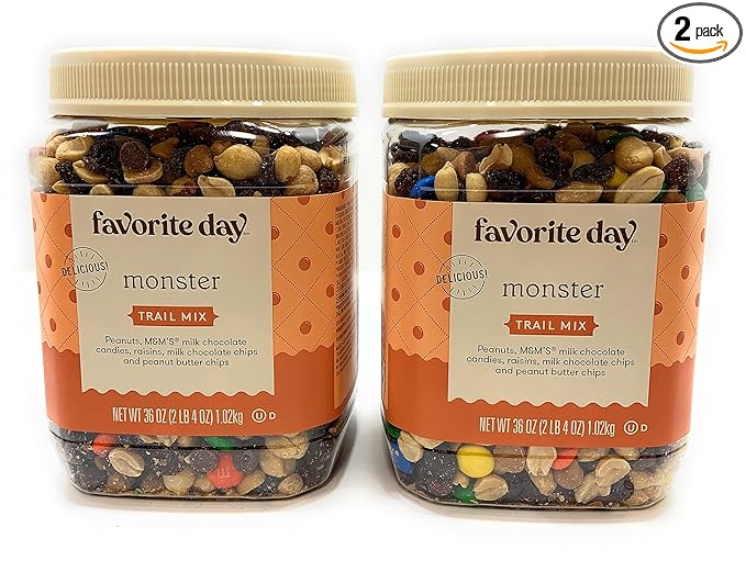 Favorite Day Monster Trail Mix 2-Pack (72oz.) 2.25 Pound (Pack of 2) 