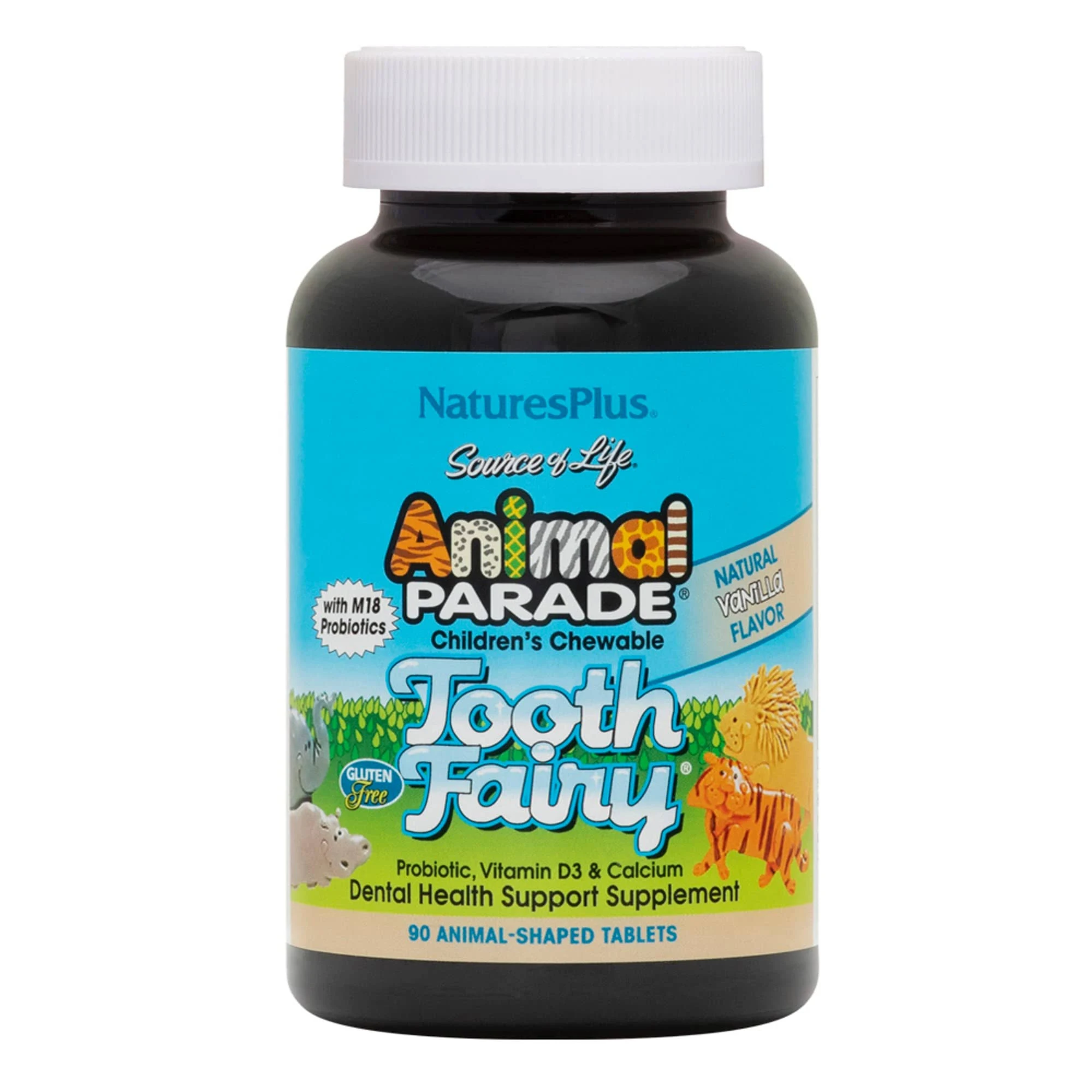 Natures Plus Animal Parade Tooth Fairy 90 Chewable Tablets