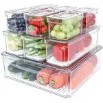 Pomeat 10 Pack Fridge Organizer