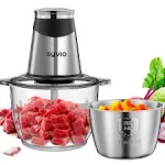 Electric Meat Grinder Food Chopper Processor with 2 Bowls