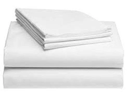 Pacific Linens Pillowcases White Bulk 12 Pack 200 Thread Count Poly Cotton Fabric Hotel Linen Pillow Covers (King Size)